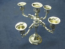 Versilberter Leuchter