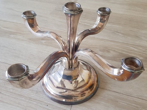 Schöner versilberter tisch - versilberter,