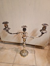 Silber Kandelaber versilbert